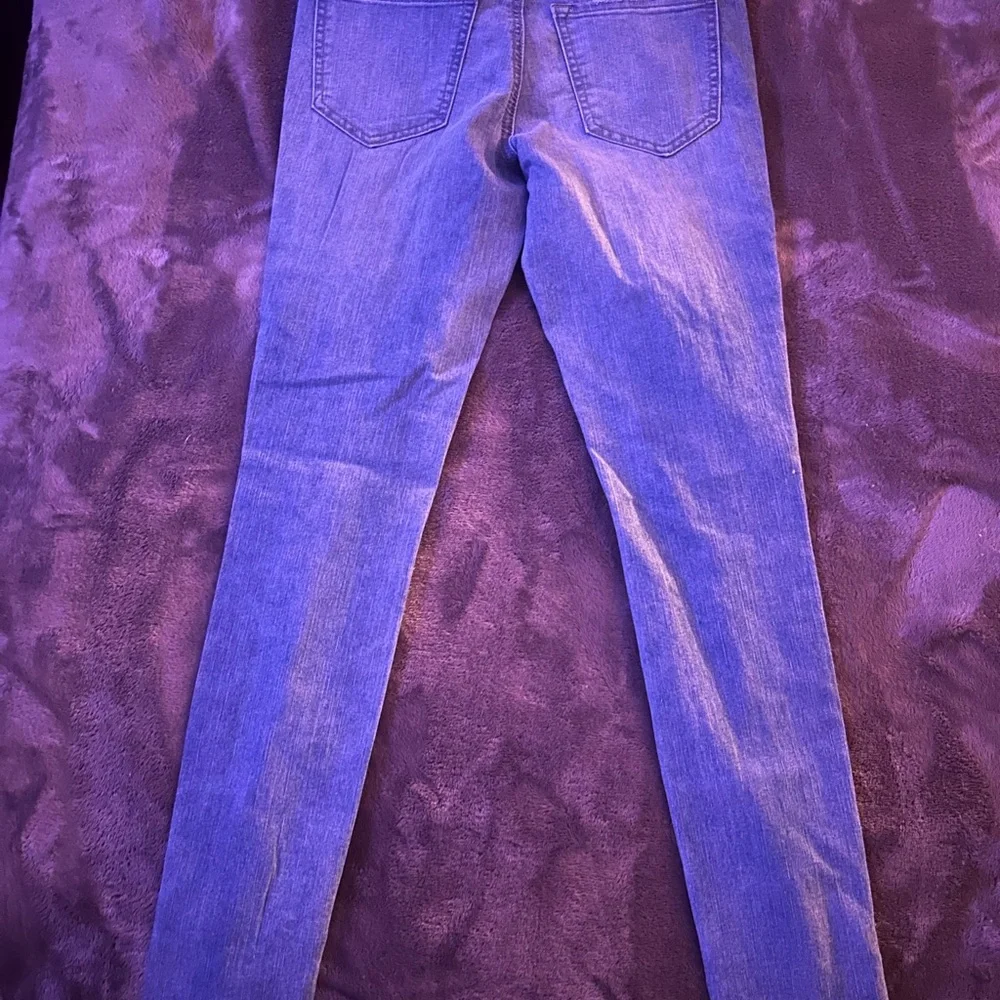 Almost Famous High Rise Ripped Denim Jean - Picture 2 of 2